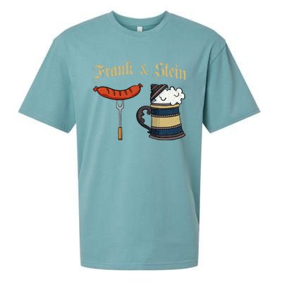 Frank & Stein German Beer Drinking Oktoberfest Sueded Cloud Jersey T-Shirt