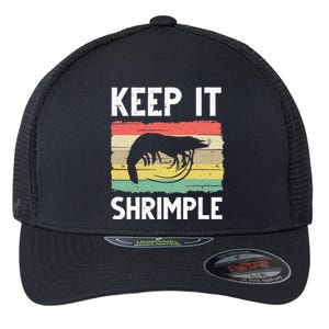 Funny Shrimp Gift For  Cool Fishing Prawn Lover Flexfit Unipanel Trucker Cap