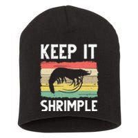 Funny Shrimp Gift For  Cool Fishing Prawn Lover Short Acrylic Beanie