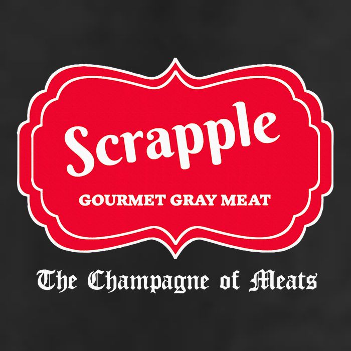Funny Scrapple Gourmet Gray Meat Champagne Of Meats Pa Joke Adult Drive Performance Visor