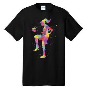 Funny Soccer Girl Gift Tall T-Shirt