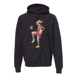 Funny Soccer Girl Gift Premium Hoodie