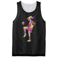 Funny Soccer Girl Gift Mesh Reversible Basketball Jersey Tank