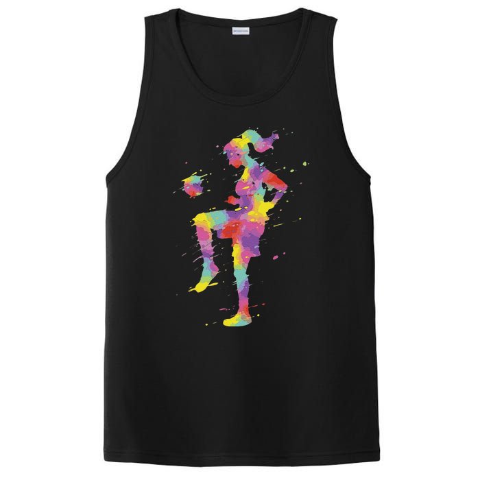 Funny Soccer Girl Gift PosiCharge Competitor Tank