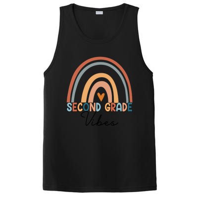 Funny Second Grade Teacher Rainbow Team 2Nd Grade Vibes Great Gift PosiCharge Competitor Tank