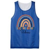 Funny Second Grade Teacher Rainbow Team 2Nd Grade Vibes Great Gift Mesh Reversible Basketball Jersey Tank