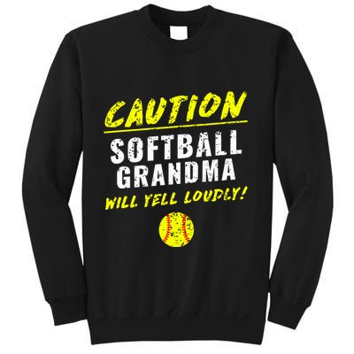 Fastpitch Softball Grandma Funny Sweatshirt
