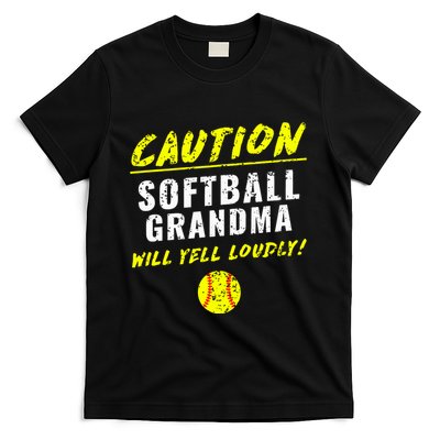 Fastpitch Softball Grandma Funny T-Shirt