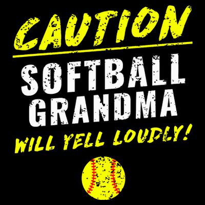 Fastpitch Softball Grandma Funny T-Shirt