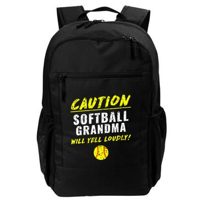 Fastpitch Softball Grandma Funny Backpack