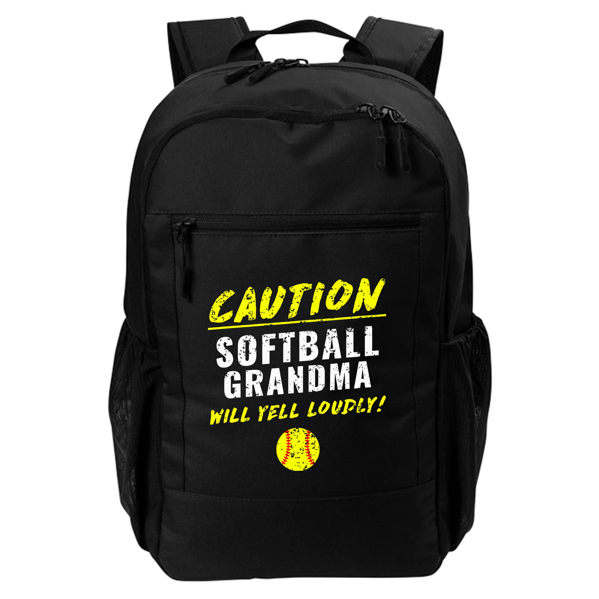 Fastpitch Softball Grandma Funny Backpack
