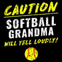 Fastpitch Softball Grandma Funny Sustainable Beanie
