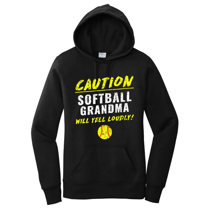 Fastpitch Softball Grandma Funny Women's Pullover Hoodie