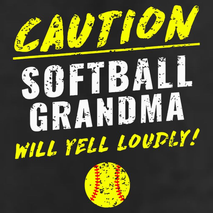 Fastpitch Softball Grandma Funny Golf Towel
