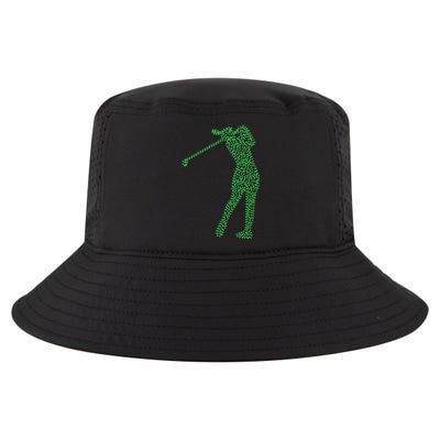 Funny Shamrock Golf St Patricks Day Golfer Gift Cool Comfort Performance Bucket Hat