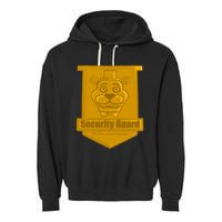 Fnaf Security Guard Badge Garment-Dyed Fleece Hoodie