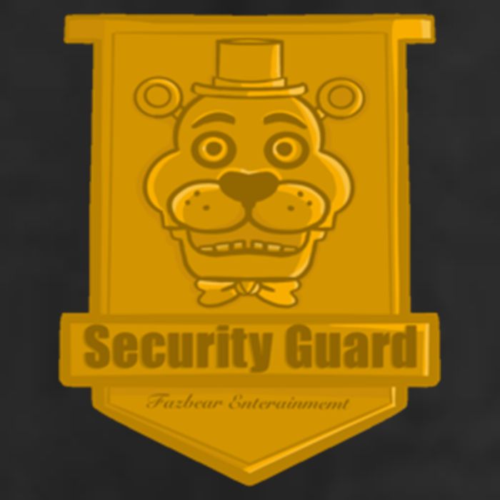 Fnaf Security Guard Badge Beanie