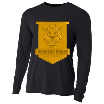 Fnaf Security Guard Badge Cooling Performance Long Sleeve Crew