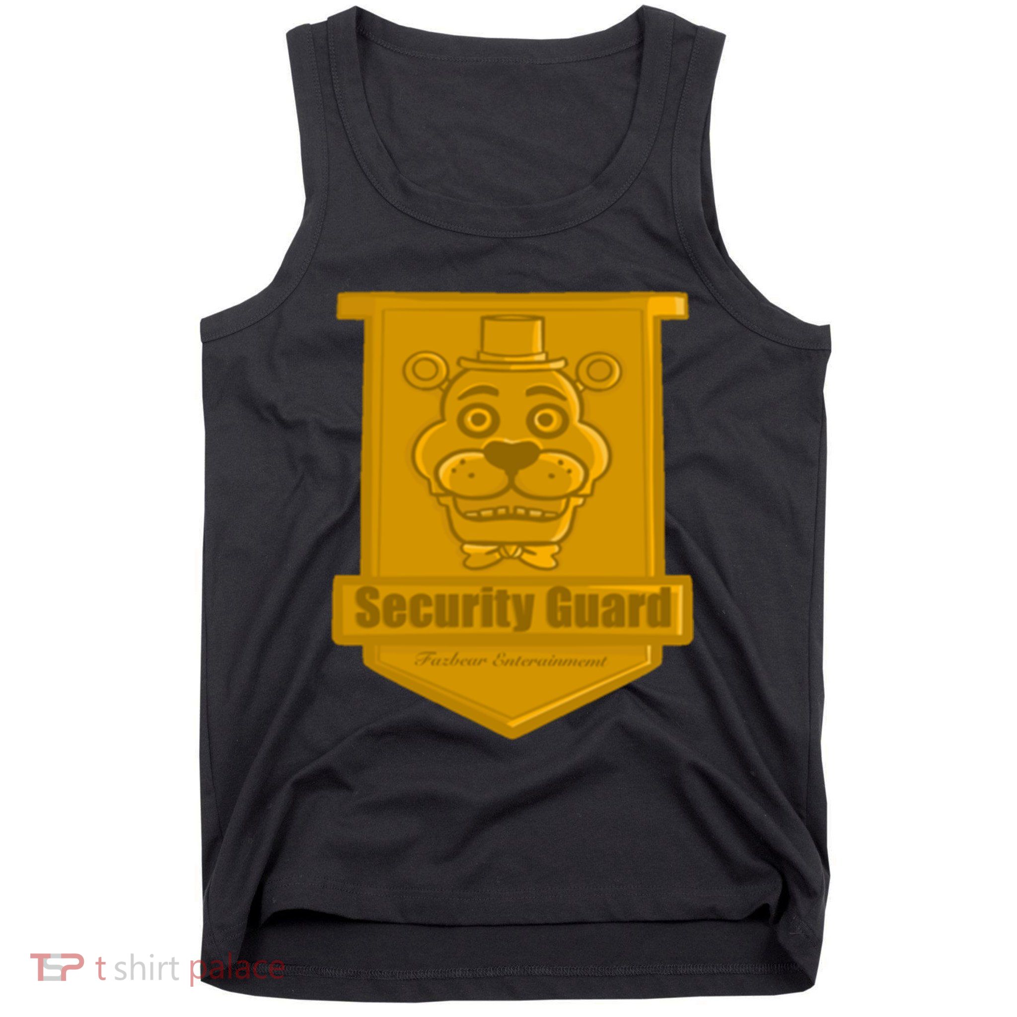 Fnaf Security Guard Badge Tank Top