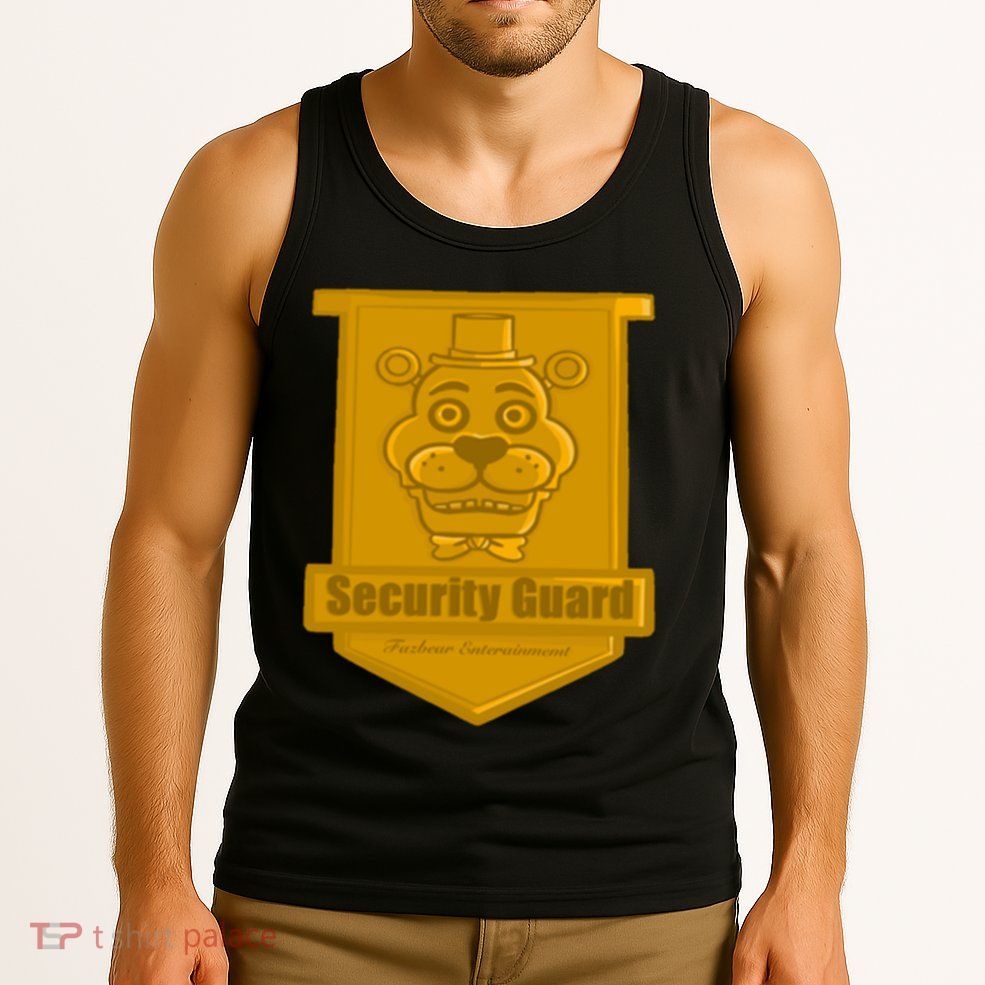 Fnaf Security Guard Badge Tank Top