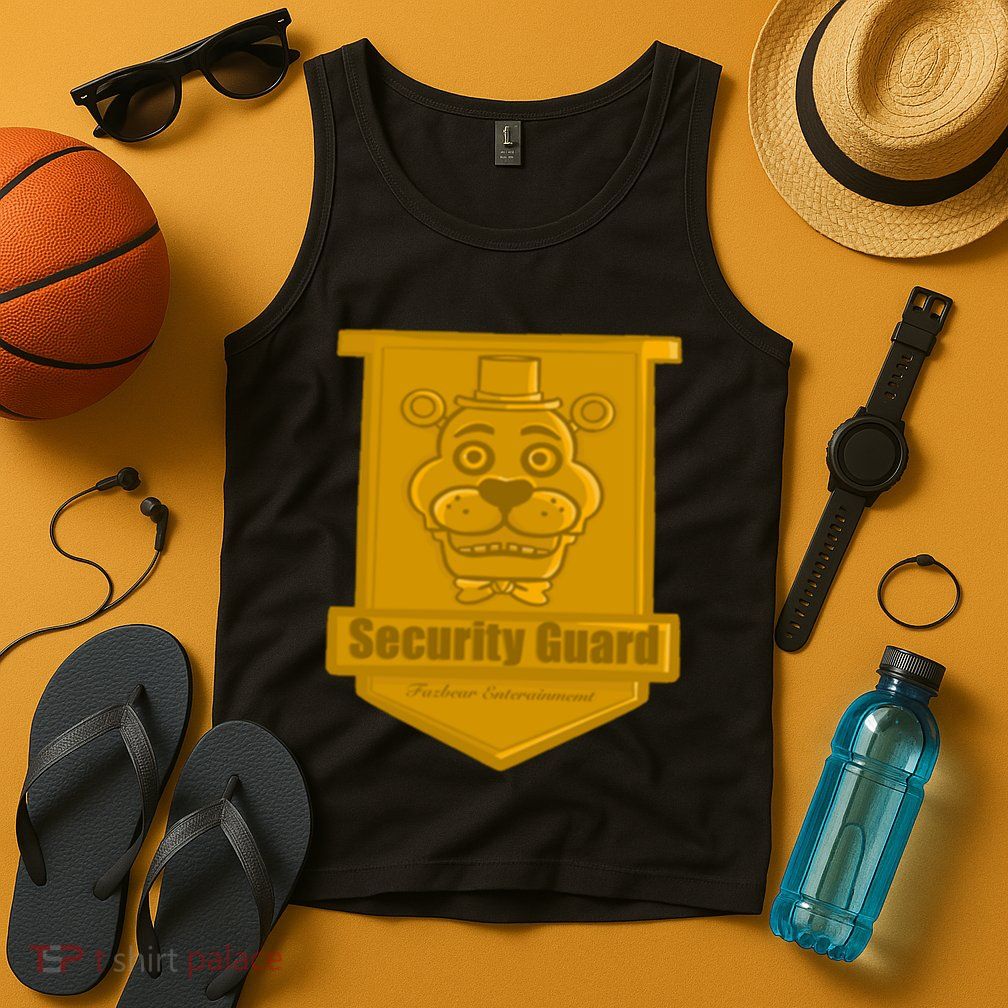 Fnaf Security Guard Badge Tank Top