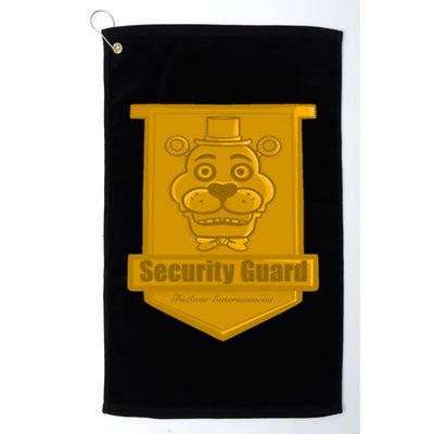 Fnaf Security Guard Badge Golf Towel
