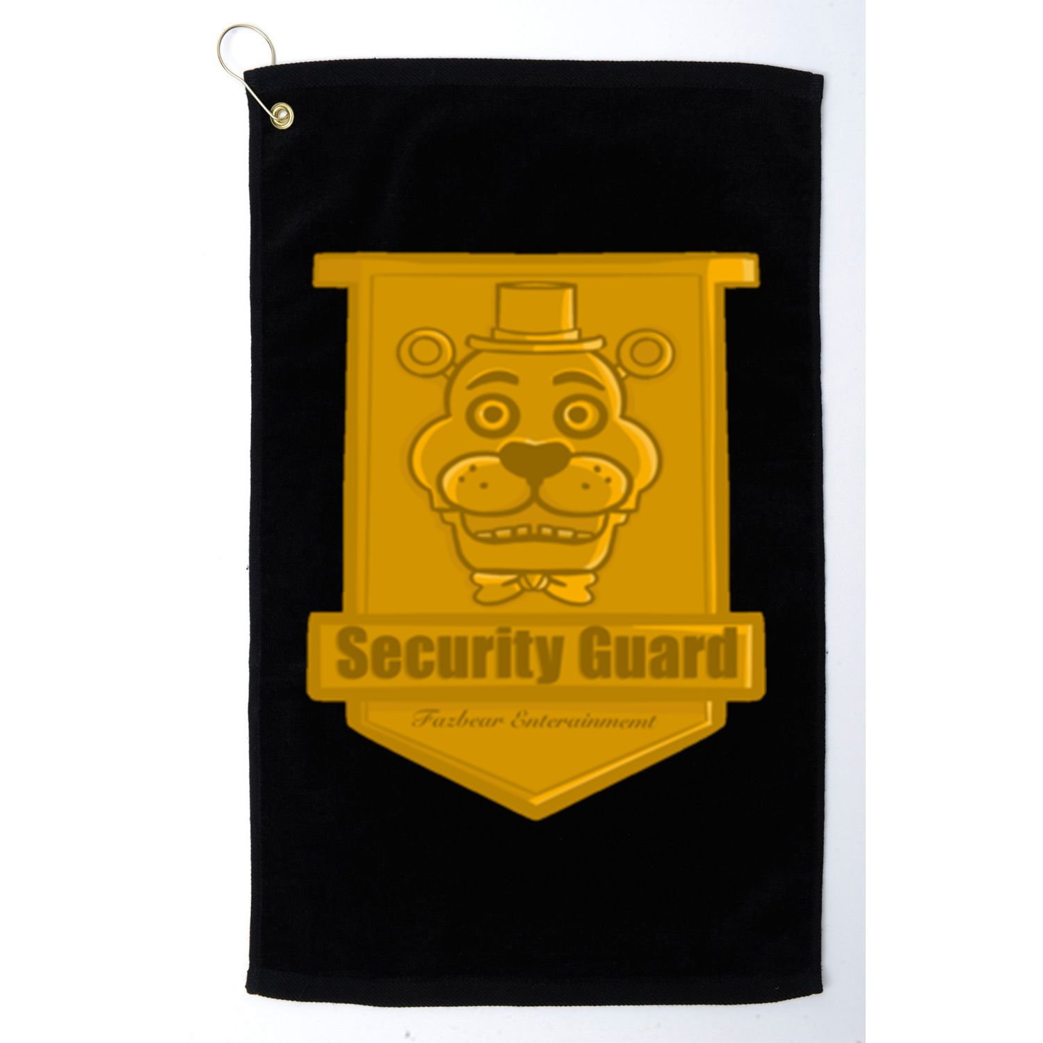 Fnaf Security Guard Badge Golf Towel