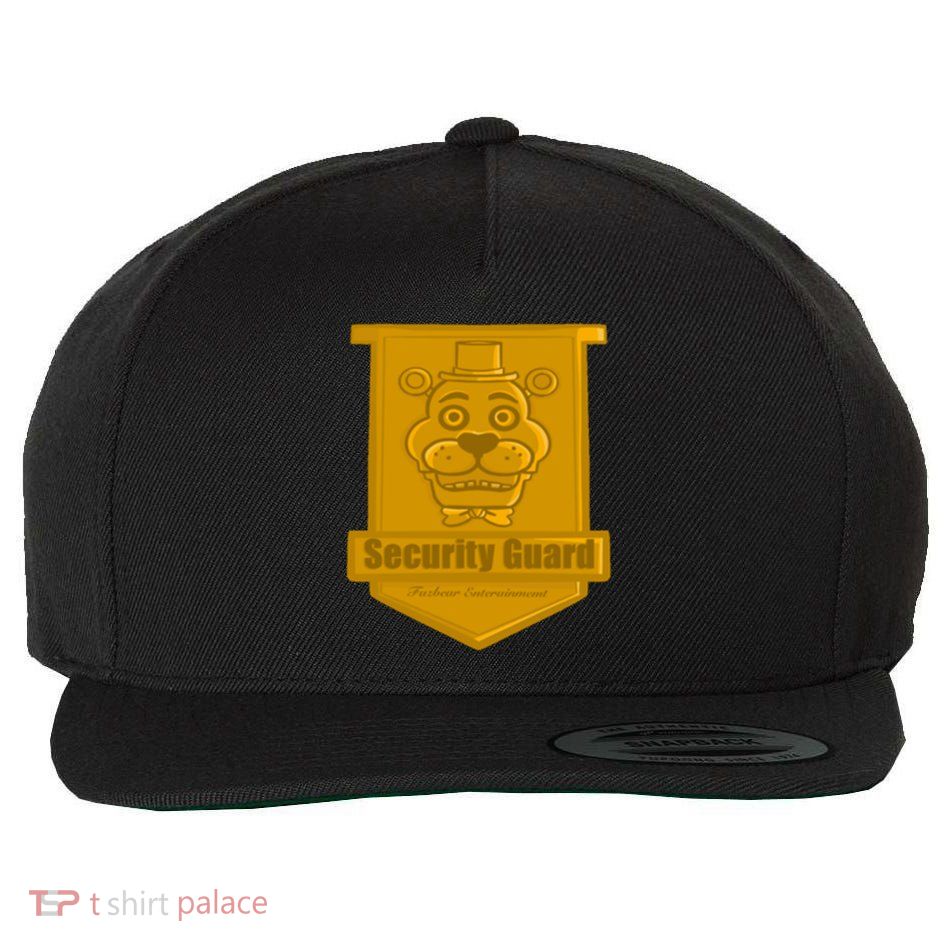 Fnaf Security Guard Badge Wool Snapback Cap