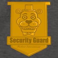 Fnaf Security Guard Badge Vector Backpack