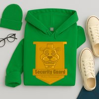 Fnaf Security Guard Badge Hoodie