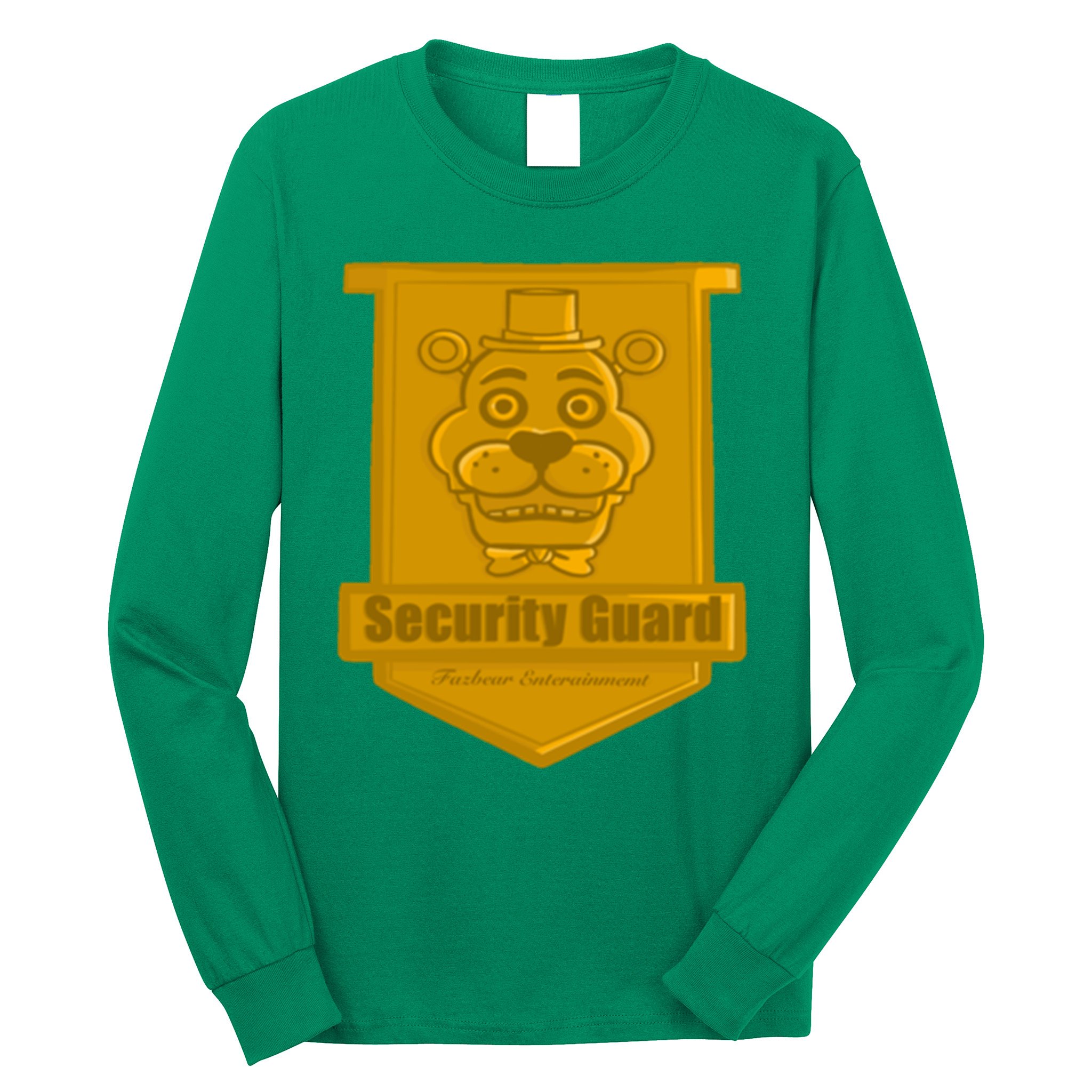 Fnaf Security Guard Badge Long Sleeve Shirt