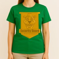 Fnaf Security Guard Badge T-Shirt