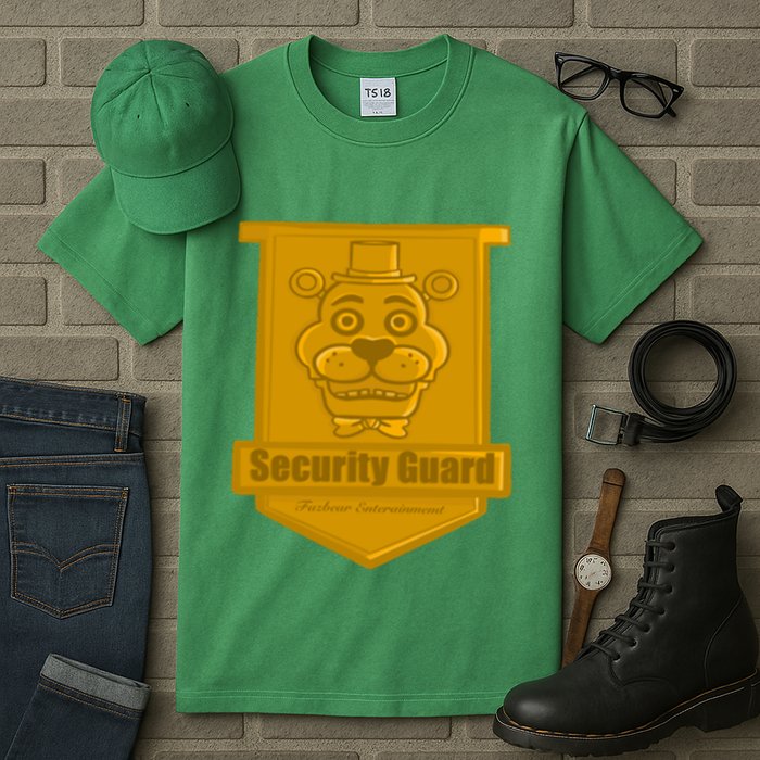 Fnaf Security Guard Badge Tall T-Shirt