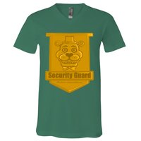 Fnaf Security Guard Badge V-Neck T-Shirt