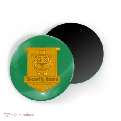 Fnaf Security Guard Badge Magnet