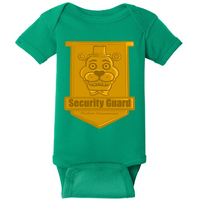Fnaf Security Guard Badge Baby Bodysuit
