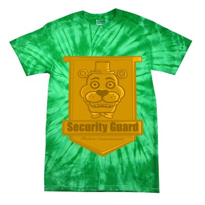 Fnaf Security Guard Badge Tie-Dye T-Shirt