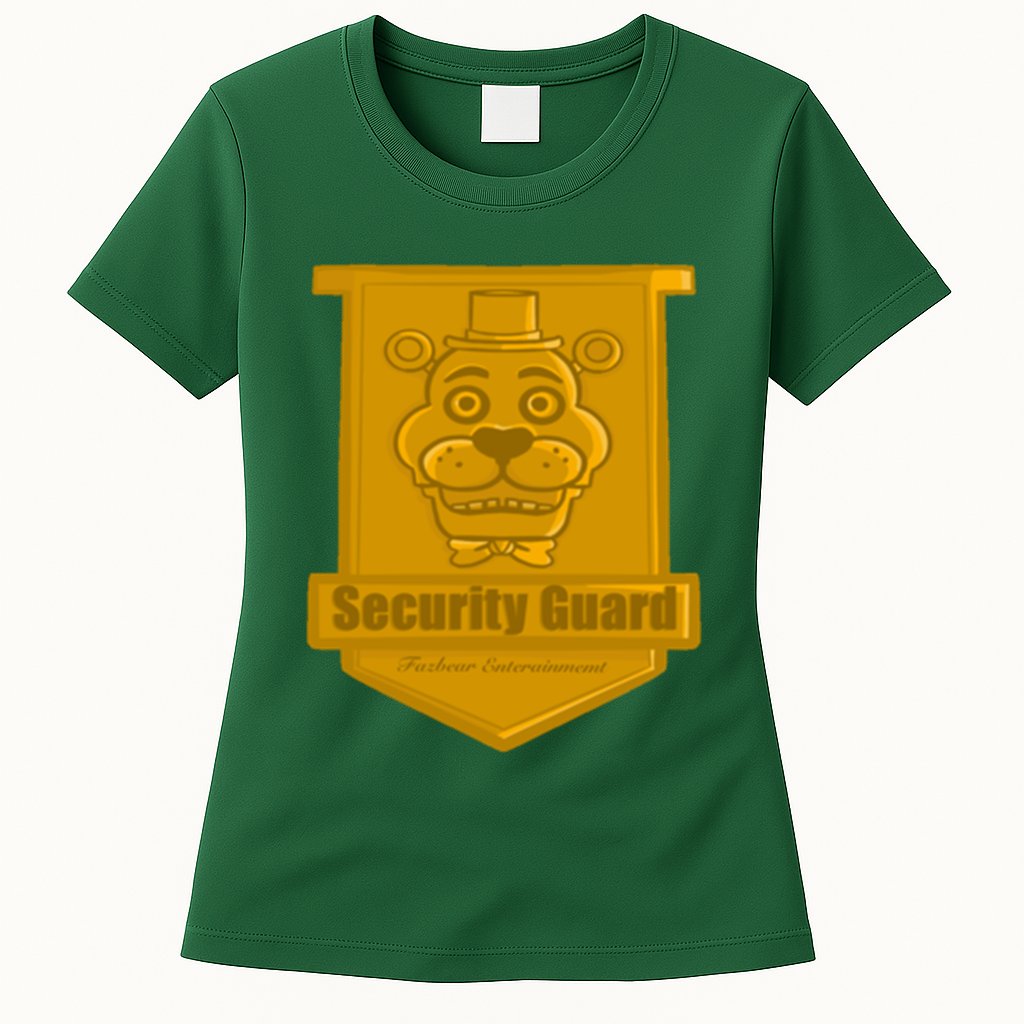 Fnaf Security Guard Badge Womens T-Shirt