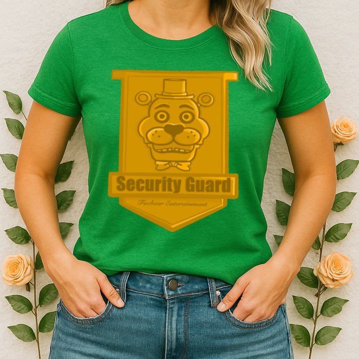 Fnaf Security Guard Badge Womens T-Shirt