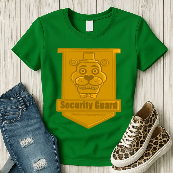 Fnaf Security Guard Badge Womens T-Shirt