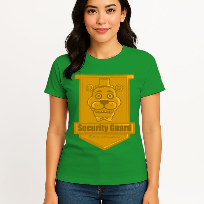 Fnaf Security Guard Badge Womens T-Shirt