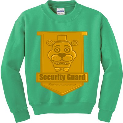 Fnaf Security Guard Badge Kids Sweatshirt