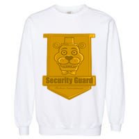 Fnaf Security Guard Badge Garment-Dyed Sweatshirt