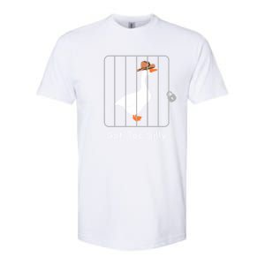 Funny Silly Goose Lover Mugshot Meme Got Too Silly Softstyle CVC T-Shirt