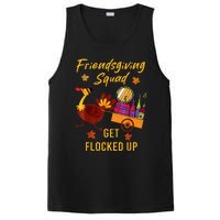 Friendsgiving Squad Get Flocked Up Thanksgiving PosiCharge Competitor Tank