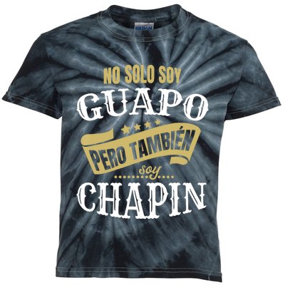 Funny Spanish Guate Chapin Guatemalan Latino Fathers Day Kids Tie-Dye T-Shirt