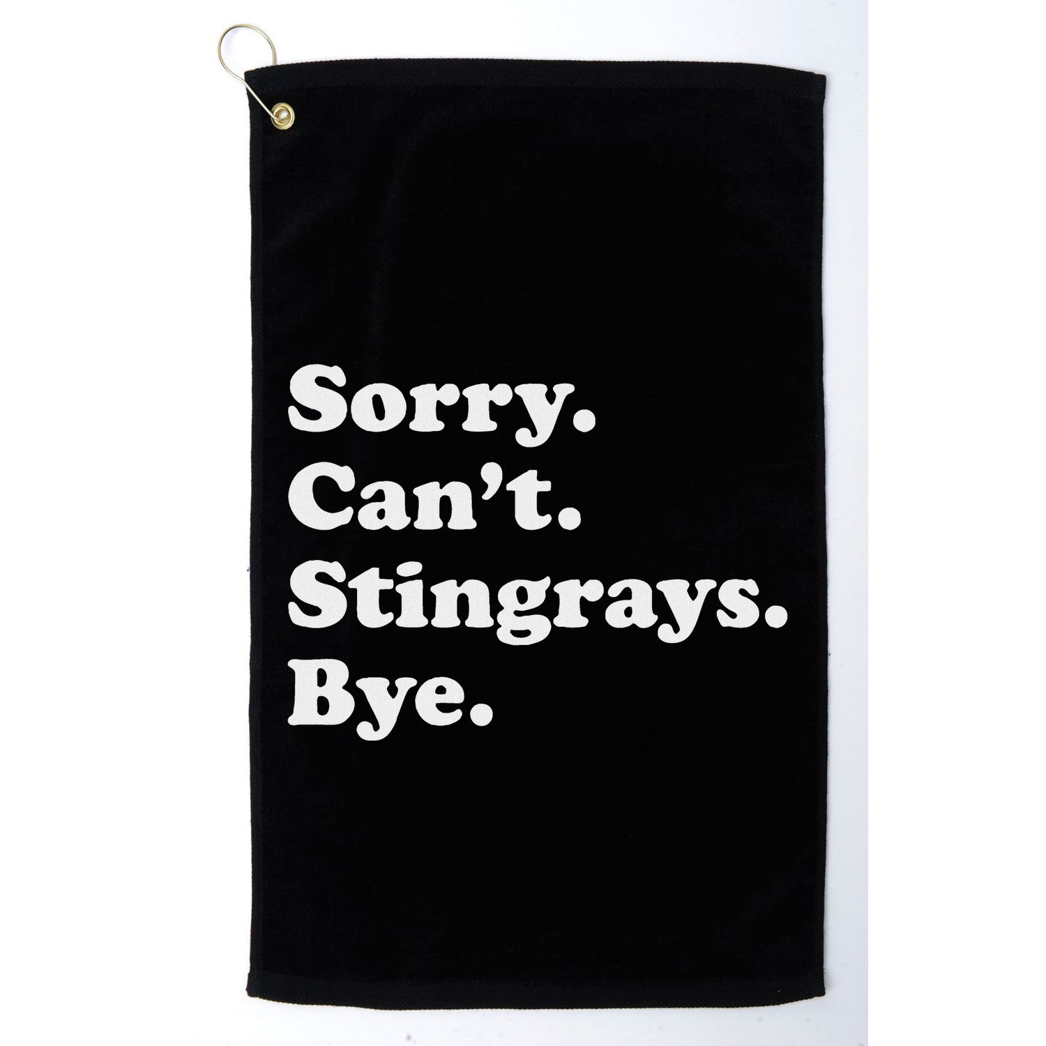 Funny Stingray Gift For Women Or Golf Towel
