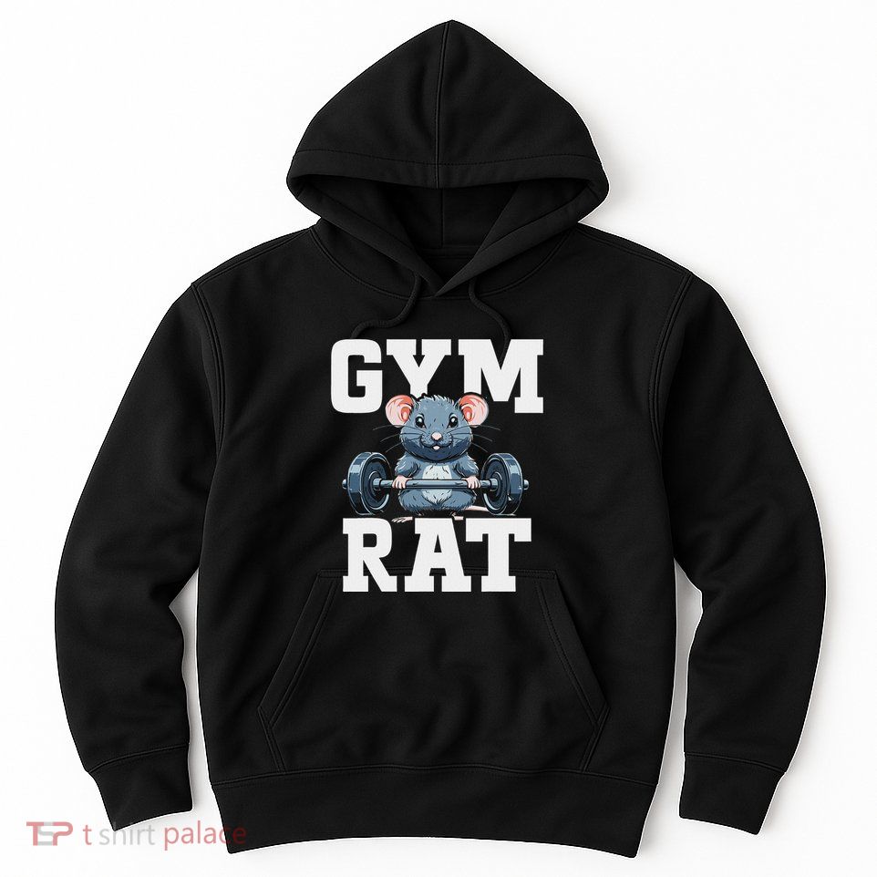 Funny Sport Gym Rat Fitness Bodybuilding Hoodie