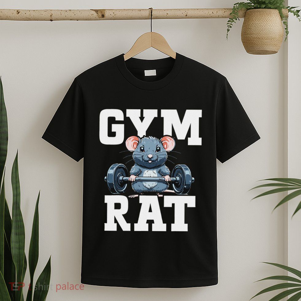 Funny Sport Gym Rat Fitness Bodybuilding T-Shirt