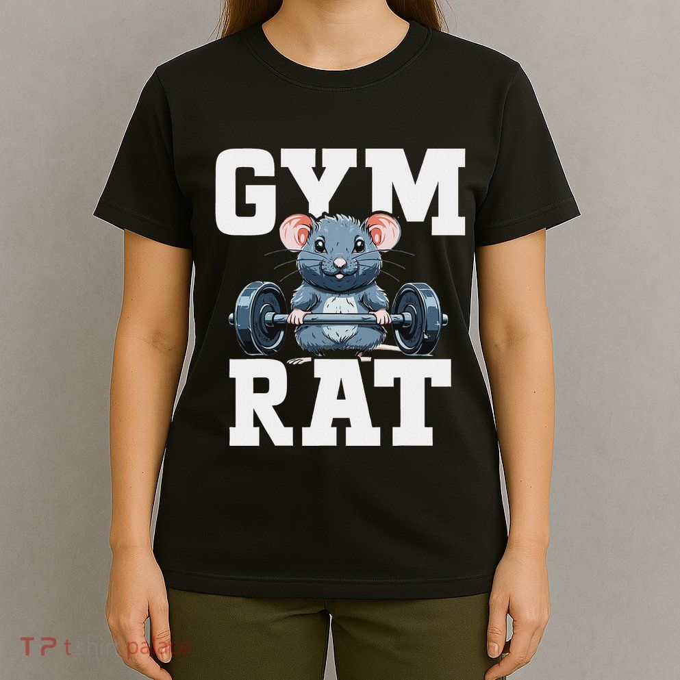 Funny Sport Gym Rat Fitness Bodybuilding T-Shirt
